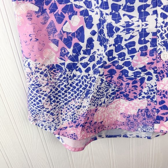 Silver Bait Sleeveless Button up Purple Pink size Medium - Picture 6 of 6
